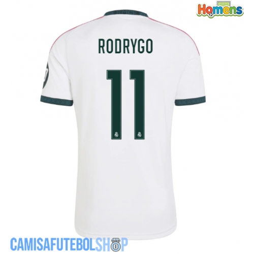 Camisa de time de futebol Real Madrid Rodrygo Goes #11 Replicas 1º Equipamento 2026-27 Manga Curta